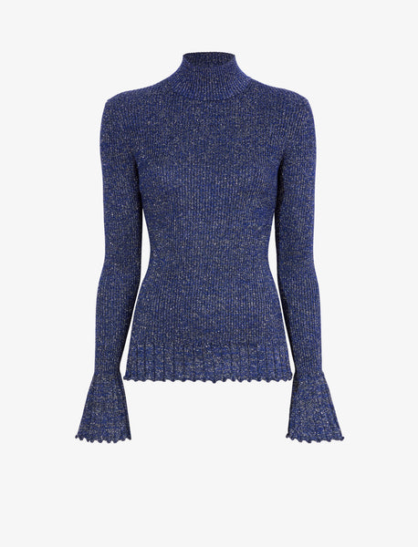 Avery Turtleneck in Marled Lurex Proenza Schouler