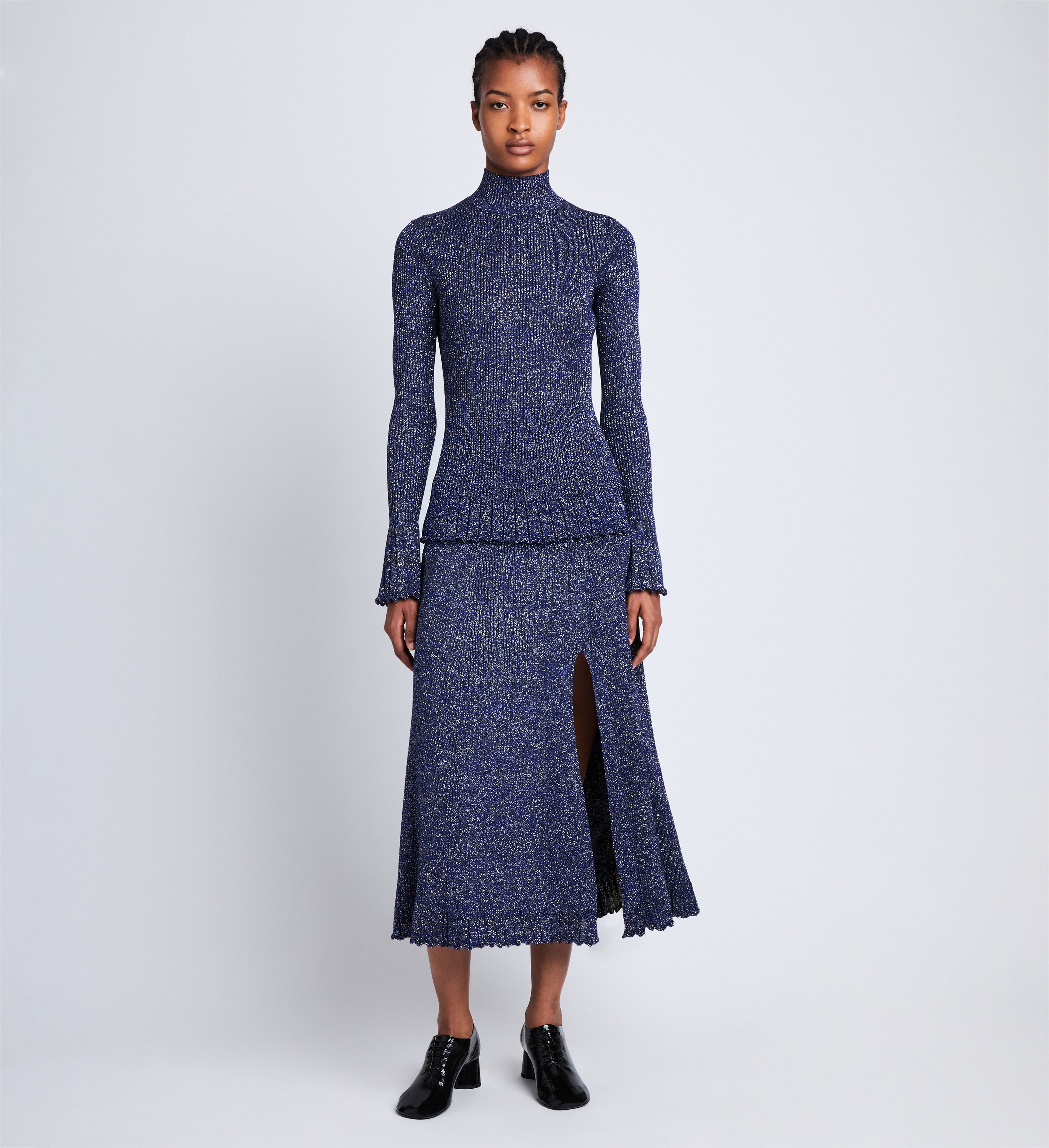 Royal blue best sale turtleneck dress