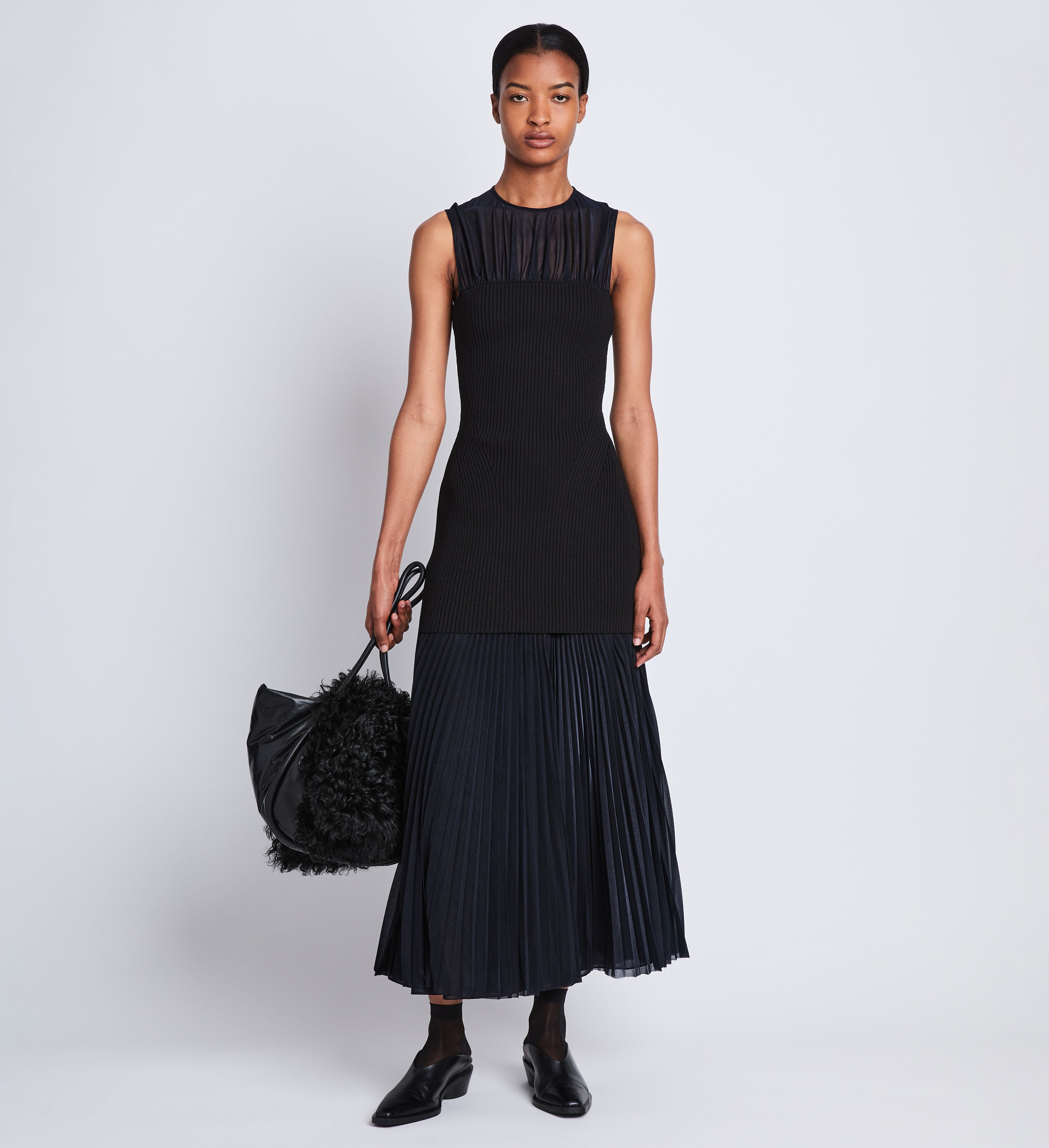 Niki Dress in Sheer Jersey Proenza Schouler