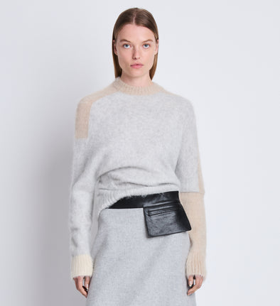 Brushed Cropped Sweater