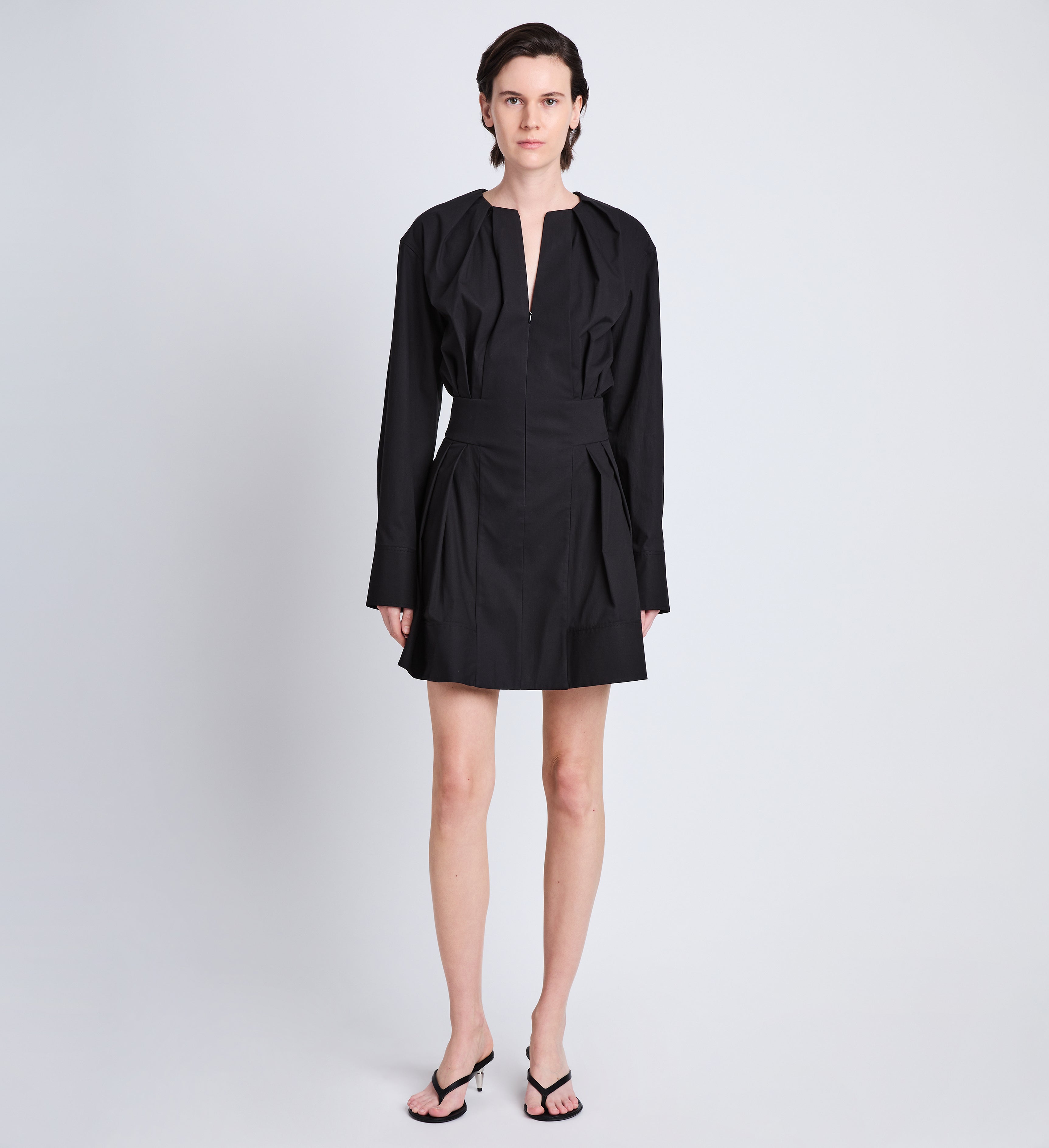 Eileen Dress in Eco Poplin Proenza Schouler