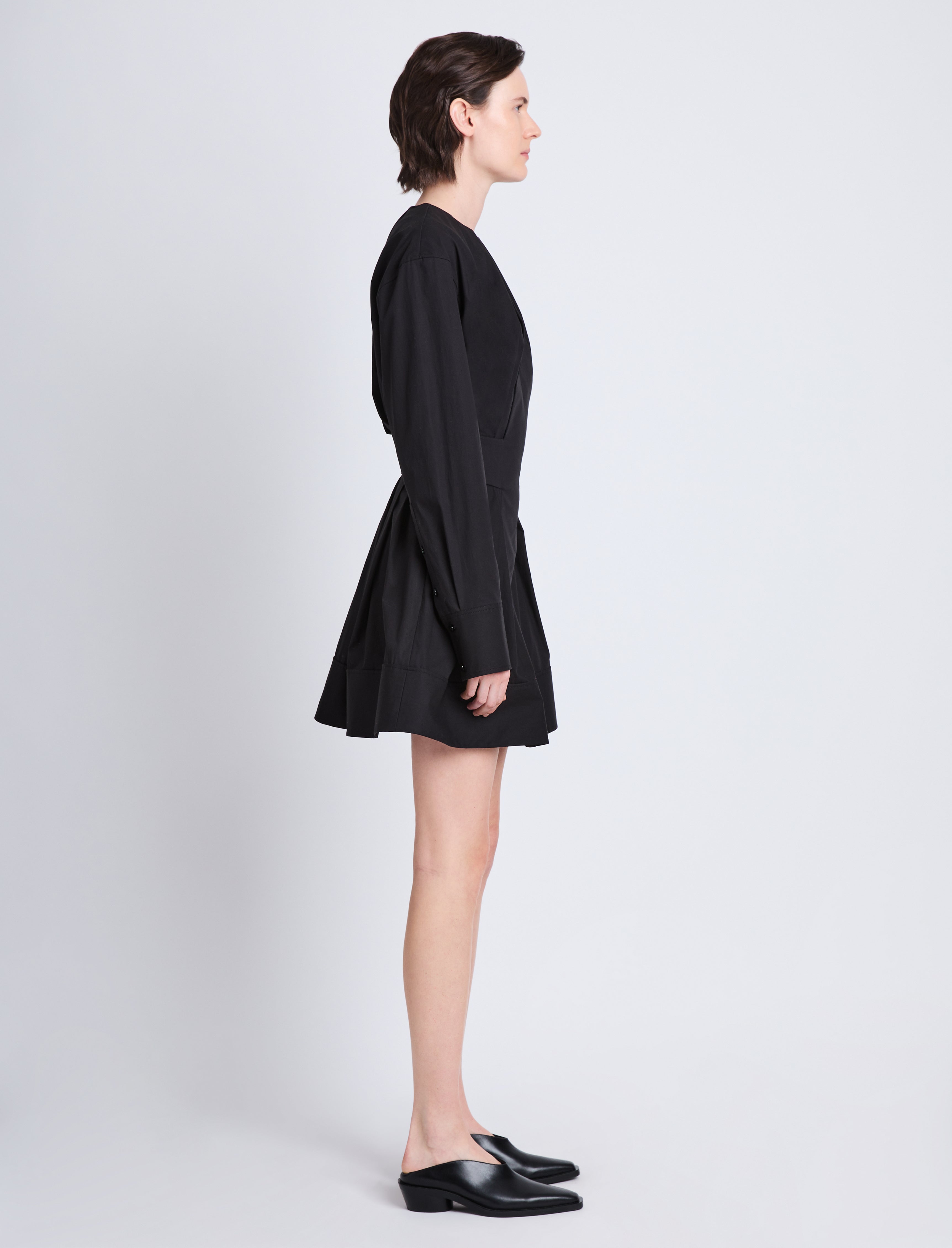 Eileen Dress in Eco Poplin Proenza Schouler