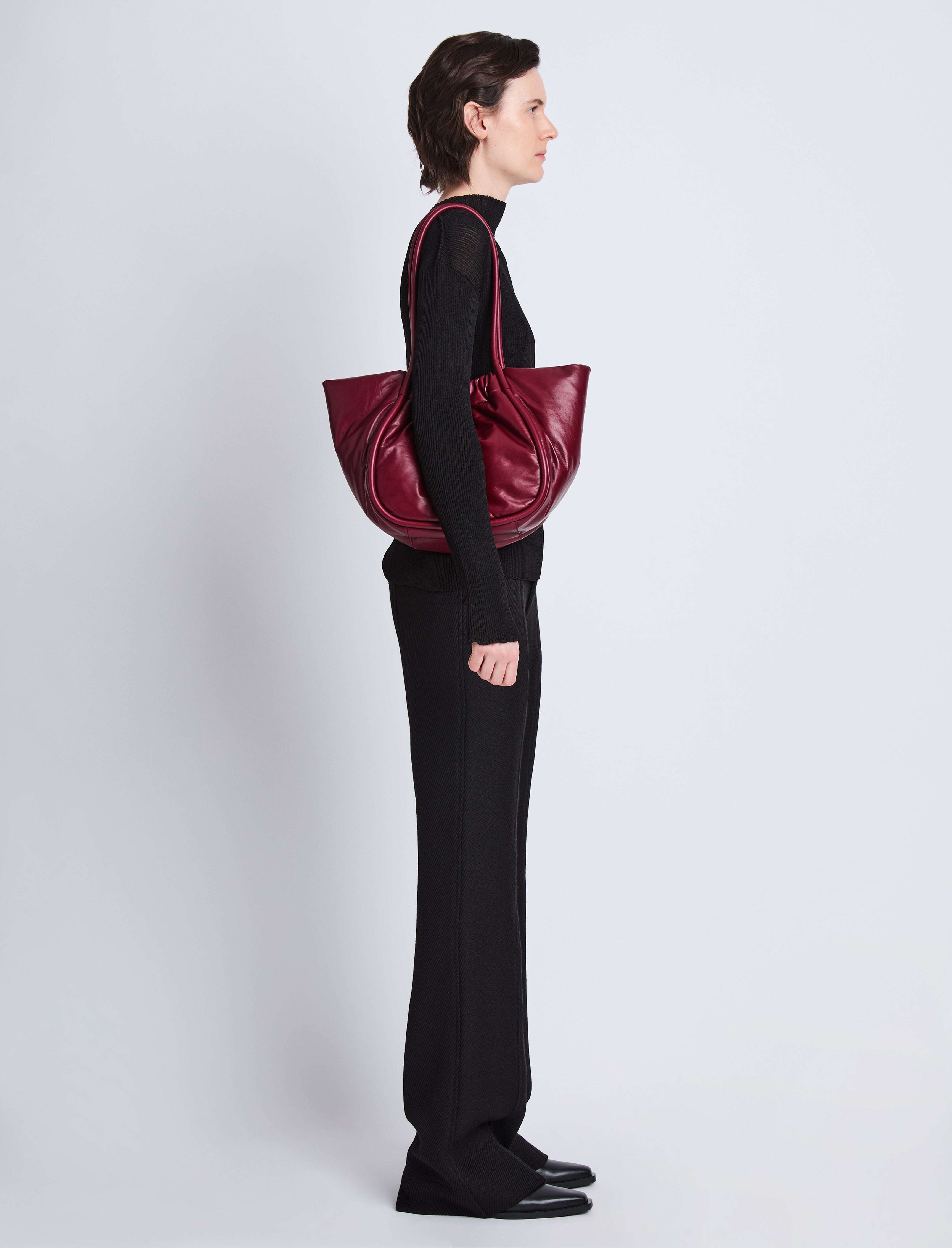 Large Ruched Tote in Puffy Nappa Proenza Schouler