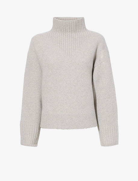 Alma Grey Melange Light Sweater