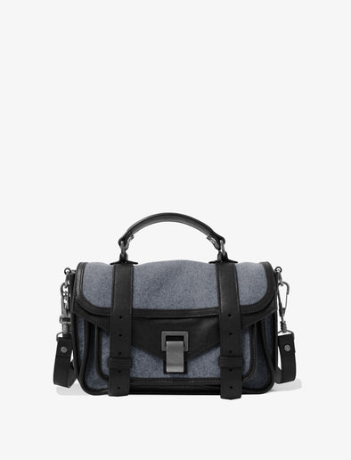 Proenza Schouler PS1 Tiny Bag in Black