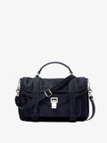 Proenza Schouler Front image of PS1 Medium Bag in BLACK
