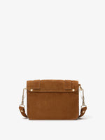 Proenza Schouler back image of PS1 Mini Crossbody Bag In Soft Suede in saddle