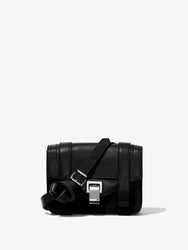 Proenza Schouler front image of PS1 Mini Crossbody Bag in BLACK