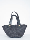 Large Quilted Tobo Tote - BLACK