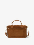 Proenza Schouler back image of PS1 Tiny Bag In Soft Suede in saddle