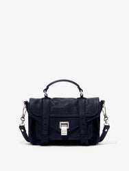 Proenza Schouler front image of PS1 Tiny Bag in BLACK