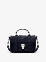 Proenza Schouler front image of PS1 Tiny Bag in BLACK