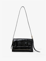 Front image of City Bag in Eel in BLACK