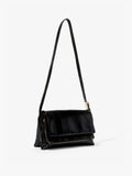 Side image of City Bag in Eel in BLACK