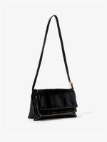 Side image of City Bag in Eel in BLACK