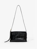 Back image of City Bag in Eel in BLACK