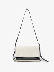 Front image of City Bag in black/natural