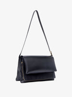 Side image of City Messenger Bag in BLACK