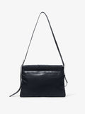 Back image of City Messenger Bag in Puffy Nylon in BLACK