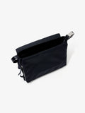 Aerial image of City Messenger Bag in Puffy Nylon in BLACK