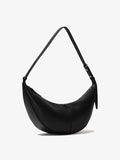 3/4 front image of Slide Bag in Smooth Nappa in BLACK