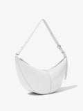 Side image of Slide Bag in Smooth Nappa in WHITE