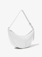 Side image of Slide Bag in Smooth Nappa in WHITE