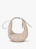 Front image of Slide Bag in BEIGE strapped