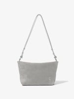 Front image of Bond Bag in Suede in GREY