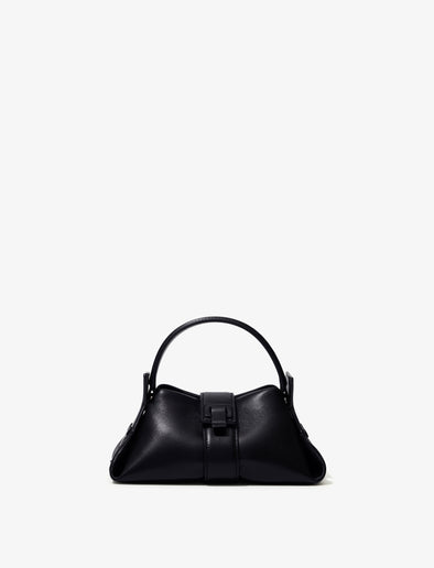 Front image of Mini Park Crossbody Bag in BLACK