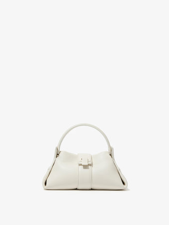 Front image of Mini Park Crossbody Bag in CREAM