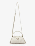 Front image of Mini Park Crossbody Bag in CREAM with strap extended