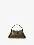 Front image of Mini Park Crossbody Bag in OLIVE