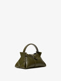 Side image of Mini Park Crossbody Bag in OLIVE