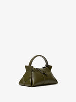 Side image of Mini Park Crossbody Bag in OLIVE