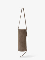 Front vertical image of Silo Bag in Kid Suede in TAUPE