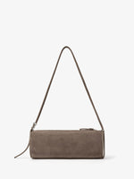 Back image of Silo Bag in Kid Suede in TAUPE