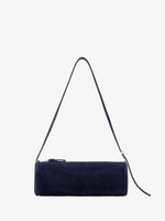 Front image of Silo Bag in Kid Suede in DEEP NAVY