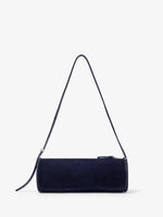 Back image of Silo Bag in Kid Suede in DEEP NAVY