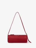 Front image of Silo Bag in Nappa in Rosewood