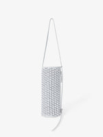 Front vertical image of Silo Bag in Knotted Smooth Nappa in OPTIC WHITE