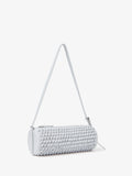 Side image of Silo Bag in Knotted Smooth Nappa in OPTIC WHITE