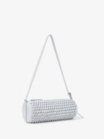 Side image of Silo Bag in Knotted Smooth Nappa in OPTIC WHITE