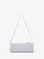 Back image of Silo Bag in Knotted Smooth Nappa in OPTIC WHITE