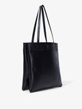 Side image of Split Tote in Nappa in Black