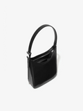 Aerial image of Slope Shoulder Bag In Soft Spazzolato in BLACK