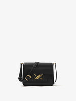 Front image of Monogram Box Bag in BLACK