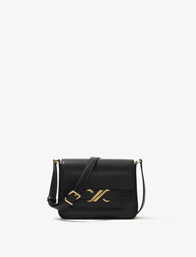 Front image of Monogram Box Bag in BLACK