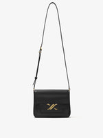 Front image of Monogram Box Bag in BLACK