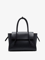 Front image of Tate Bag in Smooth Calfskin in BLACK